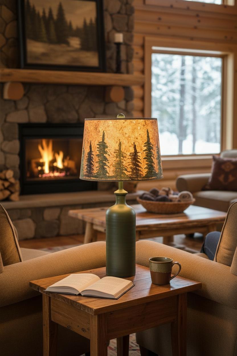 Forestline Evergreen Lamp - Diamond W Ranch