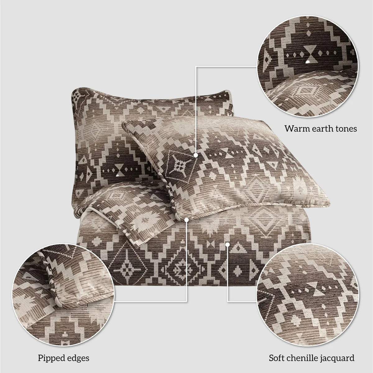 Chalet Aztec Bedding Set - Diamond W Ranch