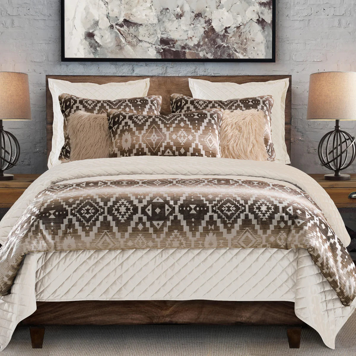 Chalet Aztec Bedding Set - Diamond W Ranch