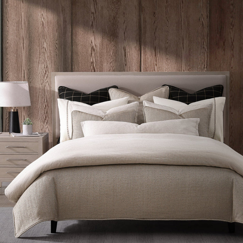 Chenille Herringbone Bedding Set - Diamond W Ranch
