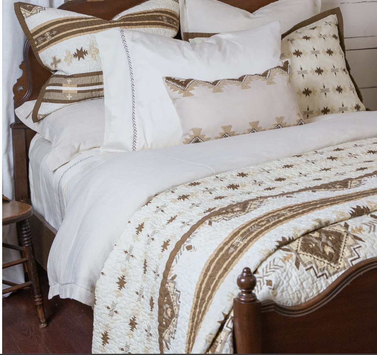 Dakota Reversible Quilt Set - Diamond W Ranch