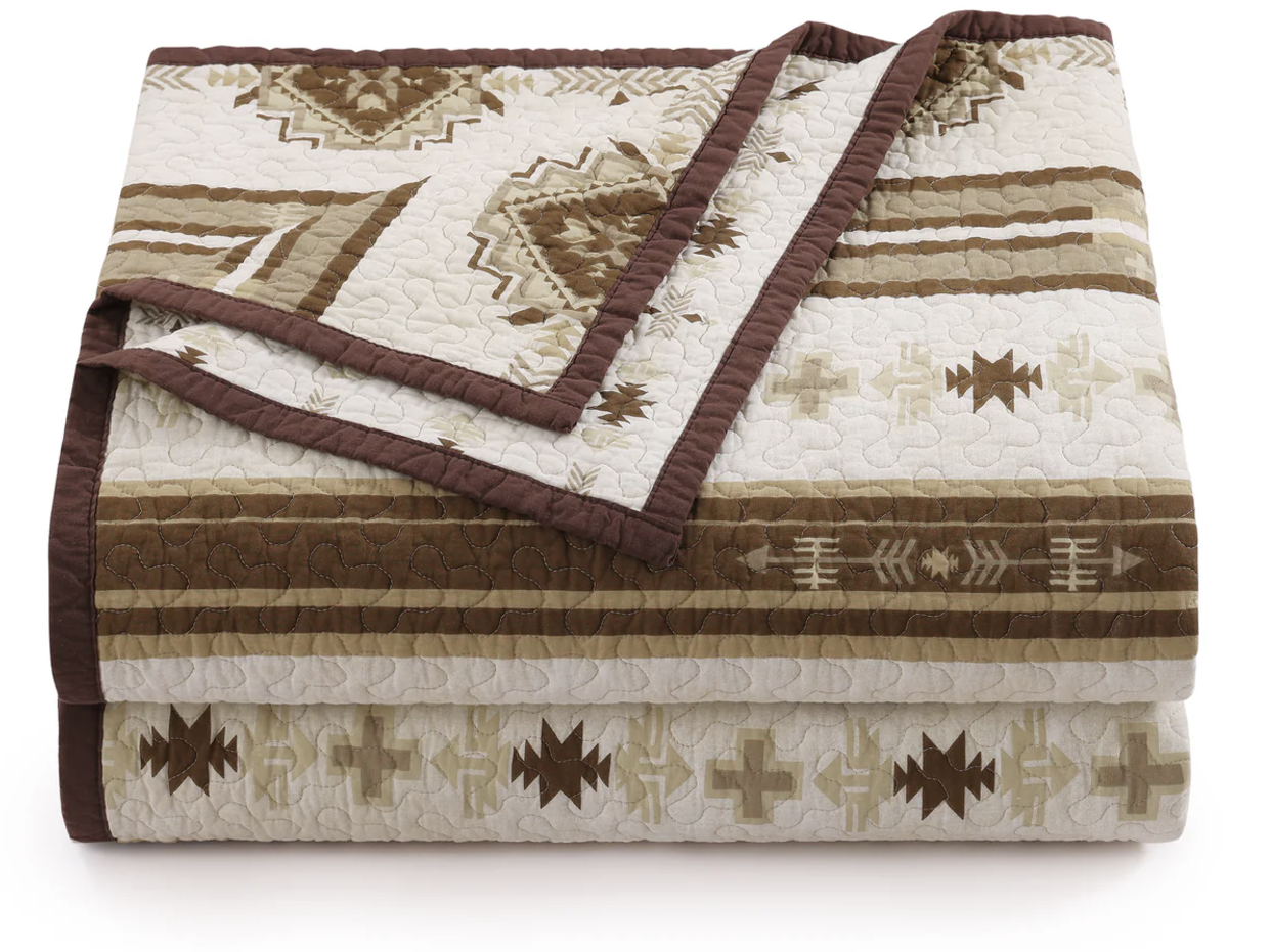Dakota Reversible Quilt Set - Diamond W Ranch