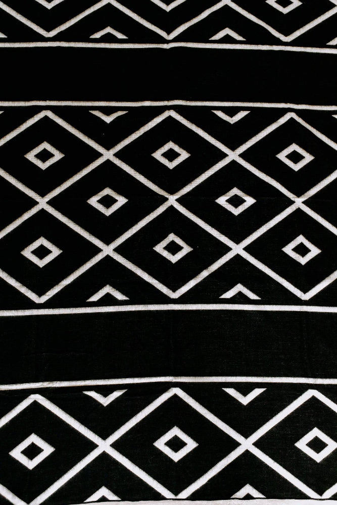 Diamante Blanket - Natural / Black - Diamond W Ranch