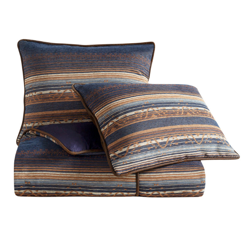 Estes Chenille Comforter/Duvet Set - Diamond W Ranch