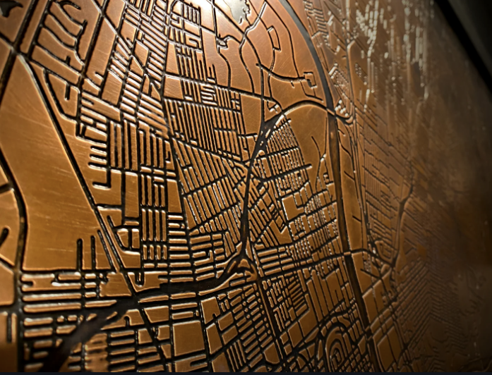 Nashville Copper Street Map - Diamond W Ranch