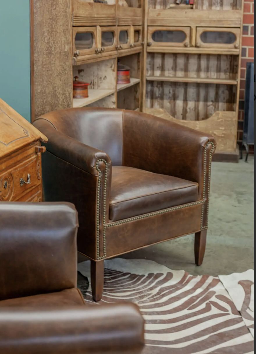 old hickory tannery's modern western chair for ranch homes