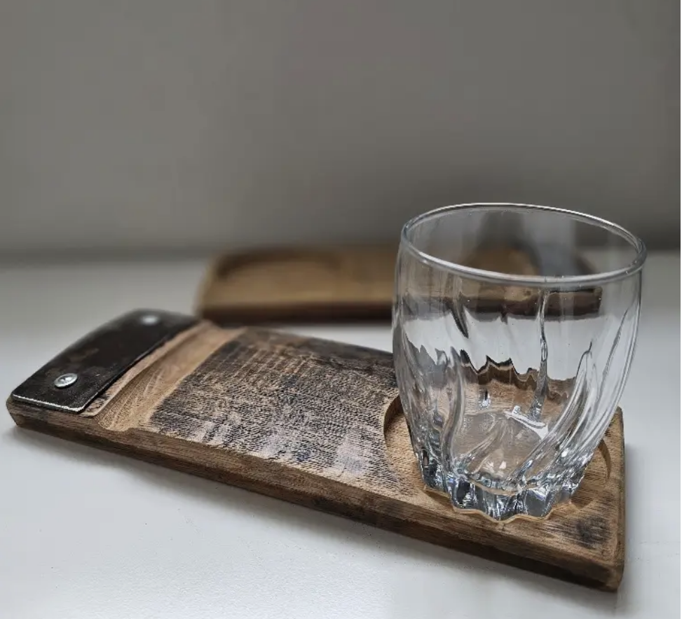 Barrel Stave Cigar & Whiskey Rest