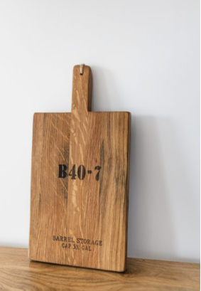 Whiskey Stave Charcuterie Board