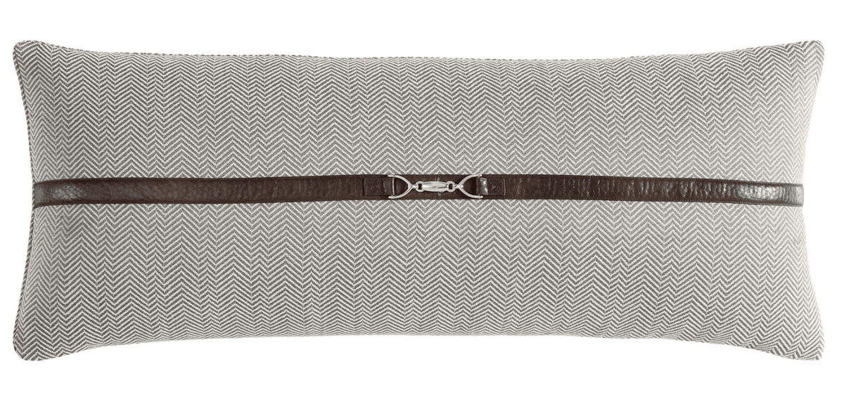 Herringbone Bit Detailed Pillow - Diamond W Ranch