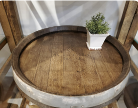 Wine Barrel Lazy Susan