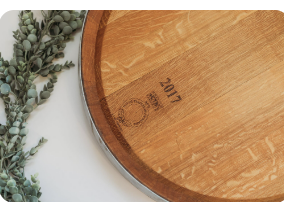 Wine Barrel Lazy Susan