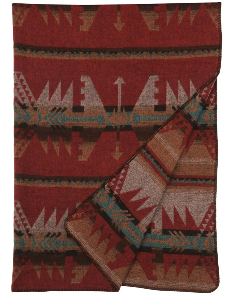 Signature Wool Blend Throw Blankets - Diamond W Ranch