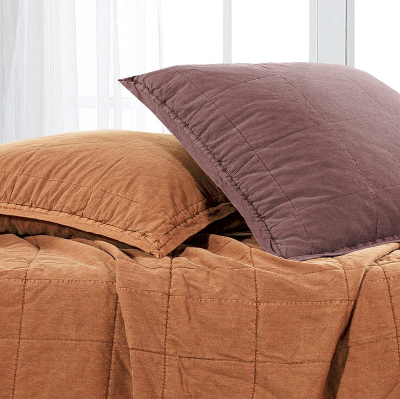 Stonewashed Cotton Canvas Coverlets & Sets - Diamond W Ranch