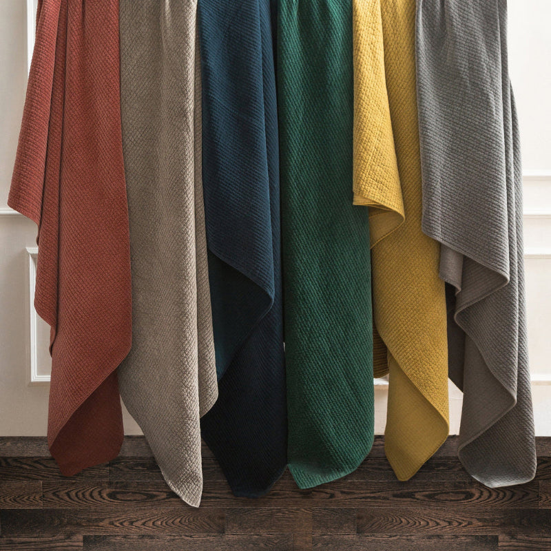 Stonewashed Cotton Velvet Quilt Set - Diamond W Ranch