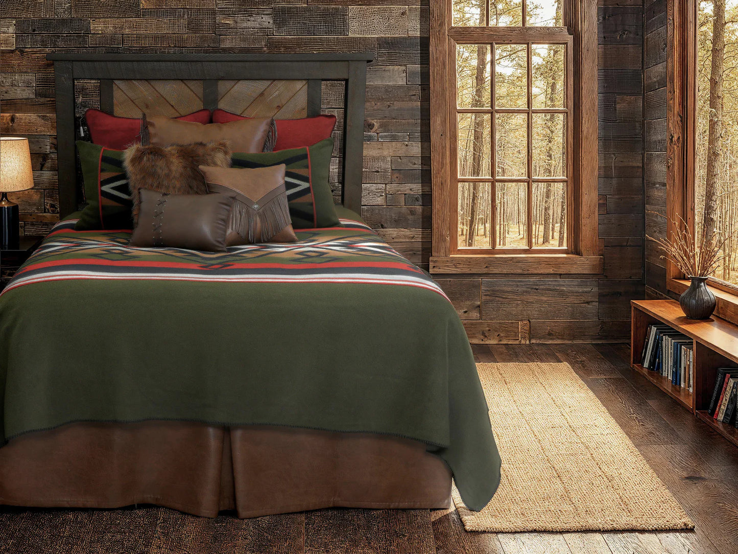 Wooded River | Custom Bedding | Paloma Earth Value Set - Diamond W Ranch