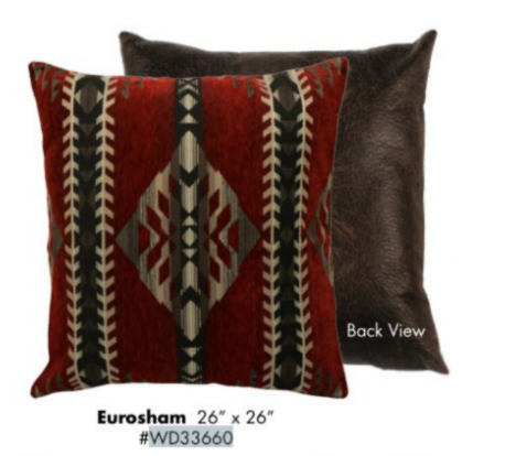 wooded river's gallop claret custom bedding eurosham