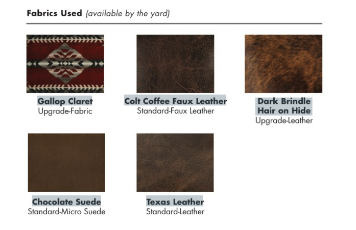 fabric samples used in gallop claret custom bedding