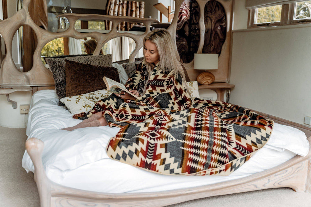 Secoya Blanket - Campfire Ash - Diamond W Ranch