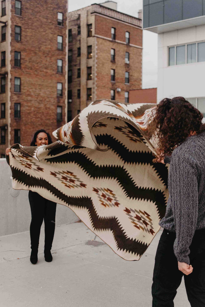 Tsachila Blanket - Chocolate - Diamond W Ranch