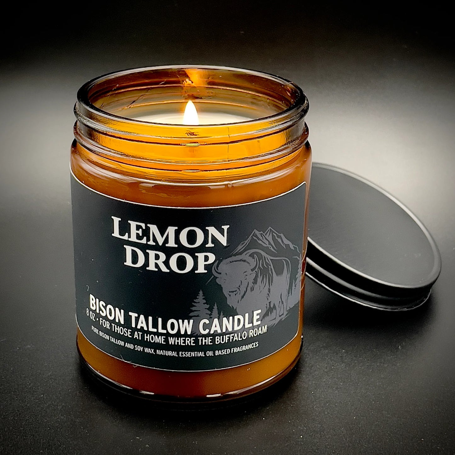 Lemon Drop Candle 8oz. - Diamond W Ranch