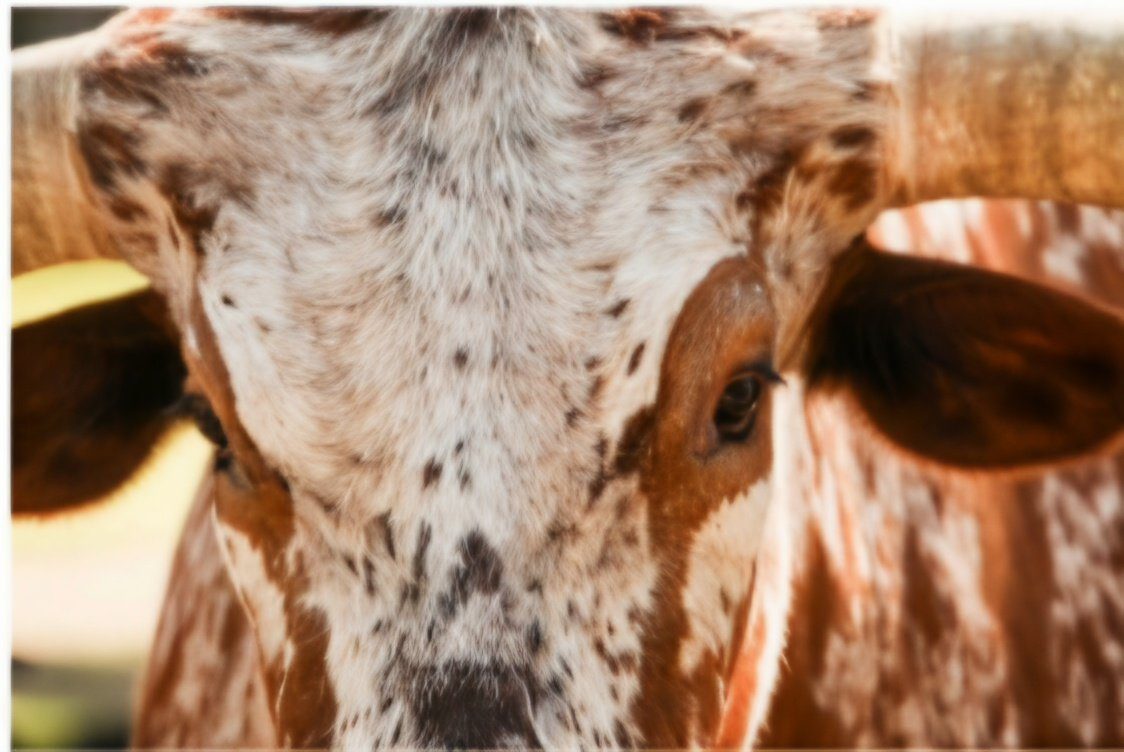 Longhorn Close Up by Rachael Watts Photography