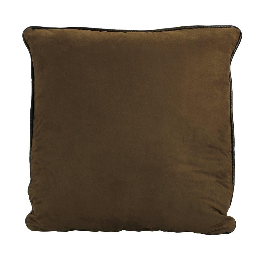 Faux Leather Euro Sham - Diamond W Ranch