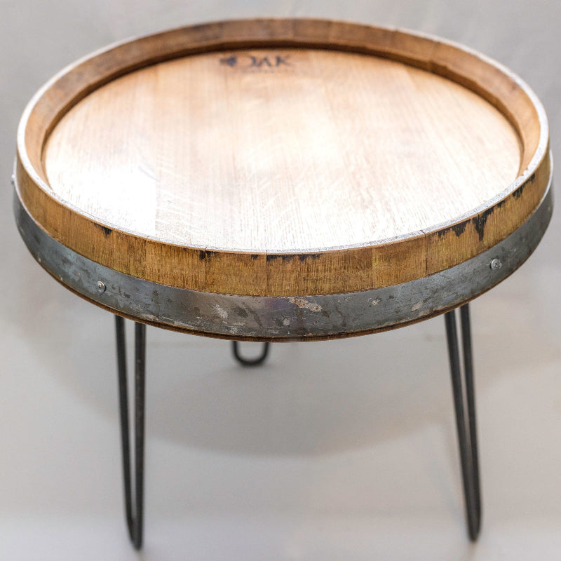 Wine Barrel Table - Diamond W Ranch