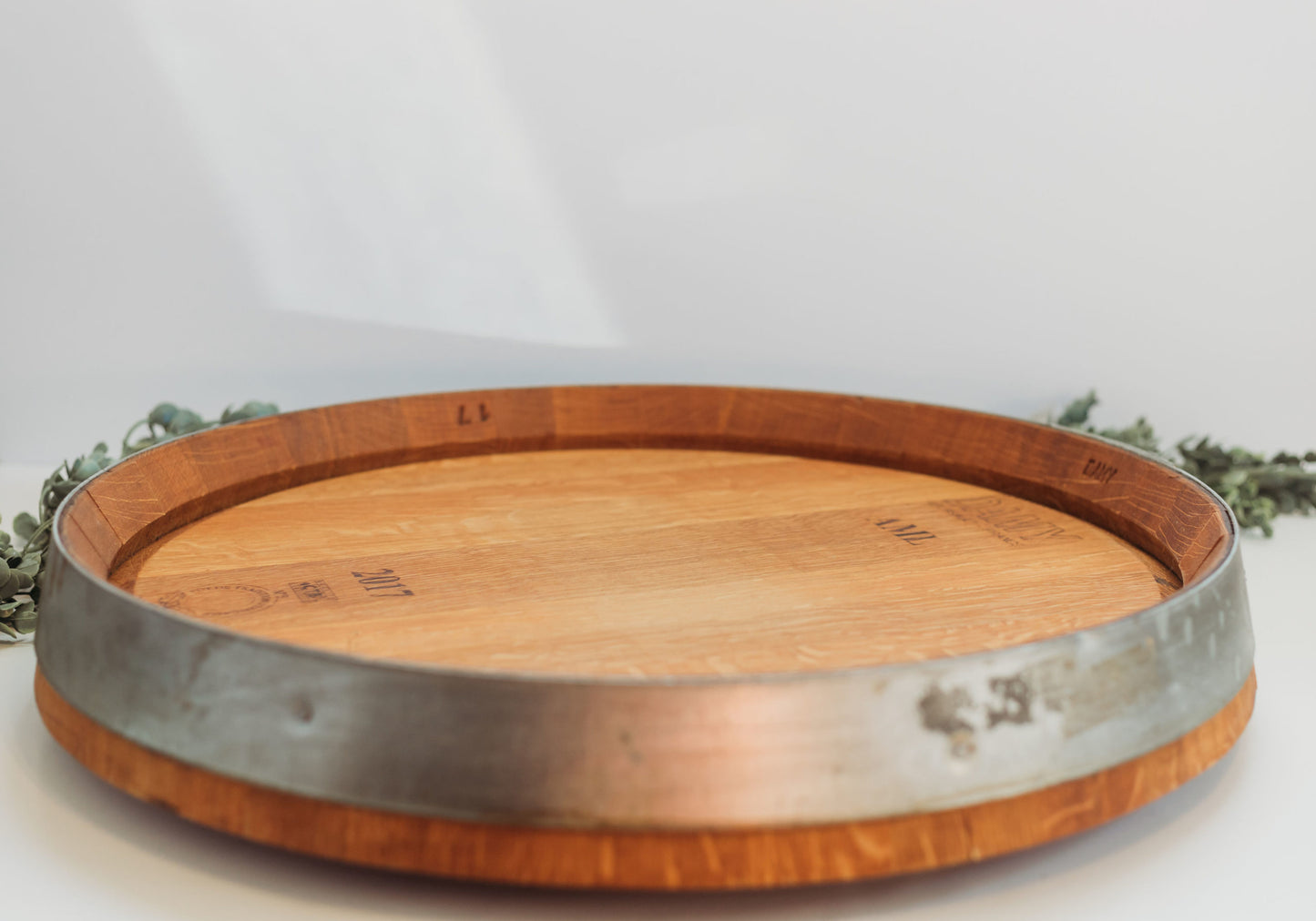 Wine Barrel Lazy Susan