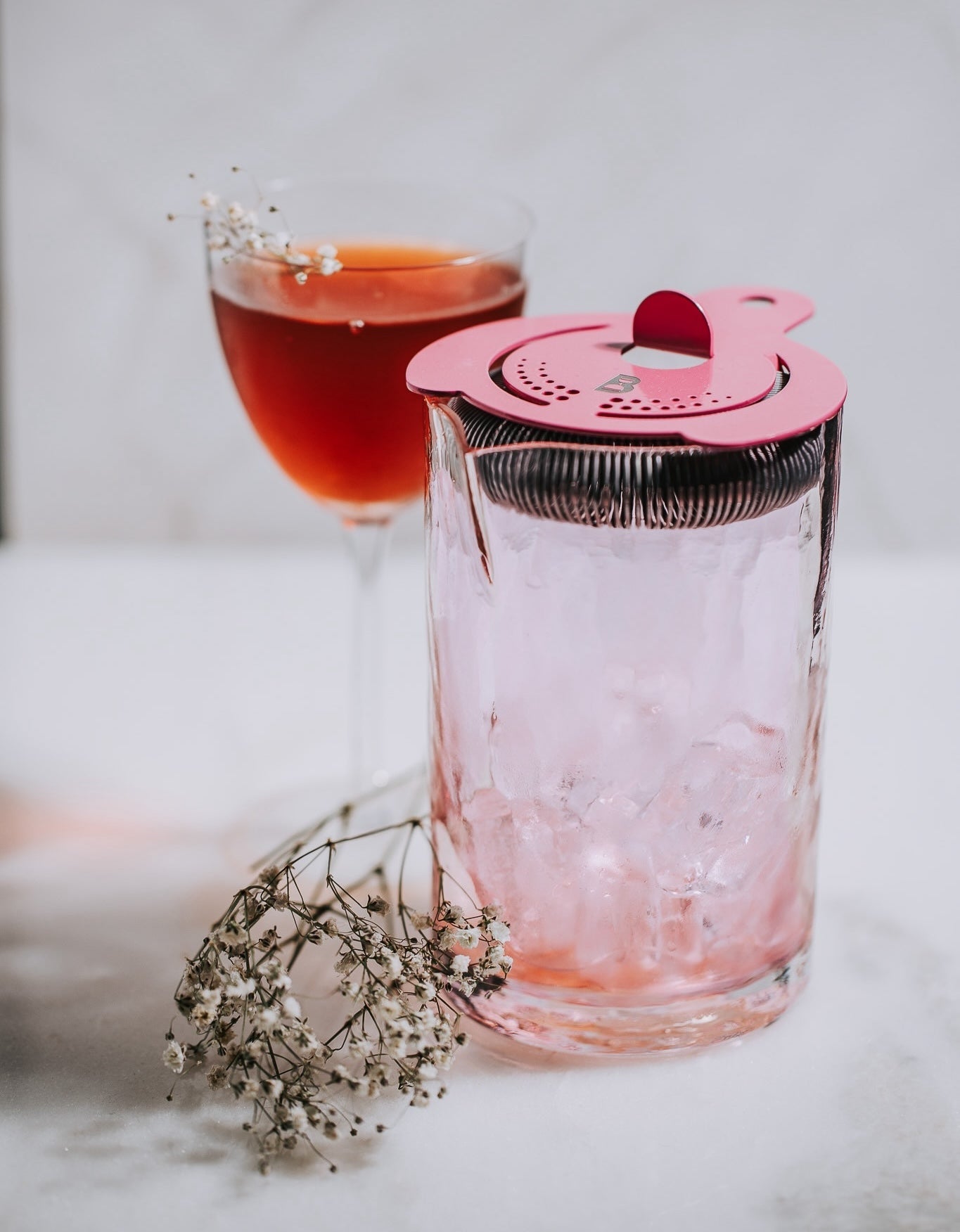 Cherry Blossom Artisan Series Mixing Glass