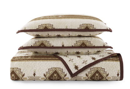 Dakota Reversible Quilt Set - Diamond W Ranch 