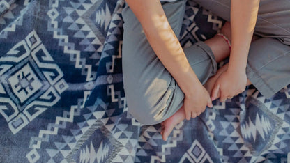 Epera Blanket - Blue Scale - Diamond W Ranch 