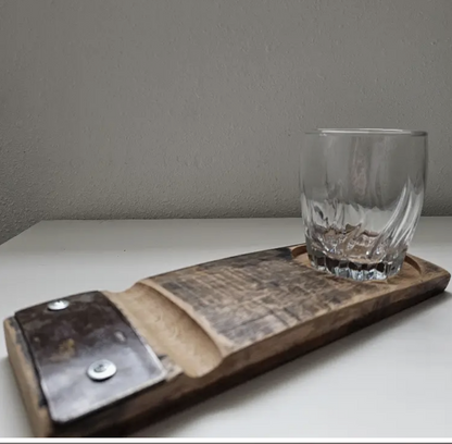 Barrel Stave Cigar & Whiskey Rest