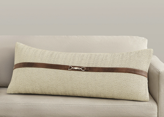 Herringbone Bit Detailed Pillow