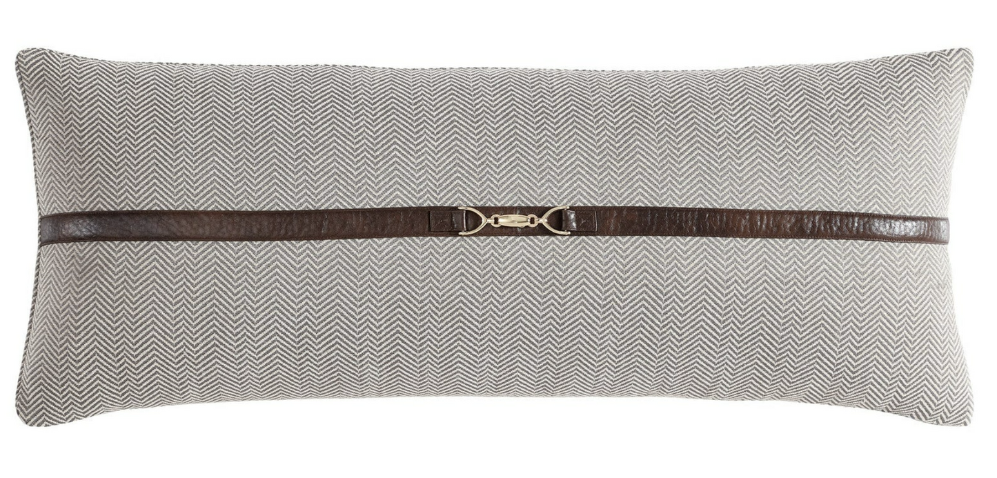 Herringbone Bit Detailed Pillow