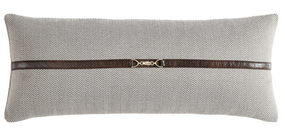 Herringbone Bit Detailed Pillow