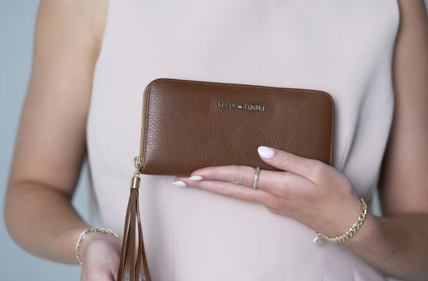 Kelly-Tooke Zippered Wallet