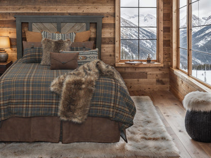 Wooded River | Custom Bedding | Kinsale Oxford Duvet Cover Set
