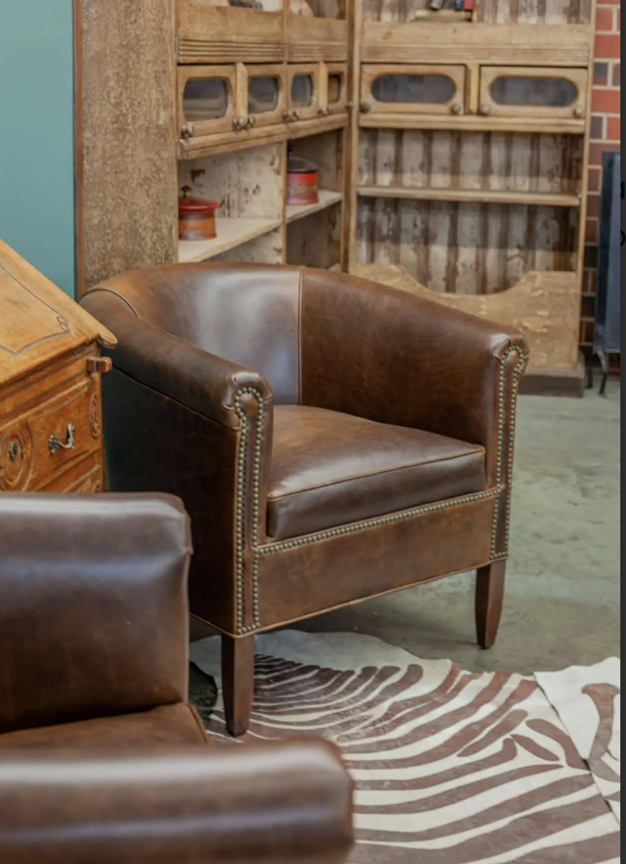 old hickory tannery's new leather chair 282